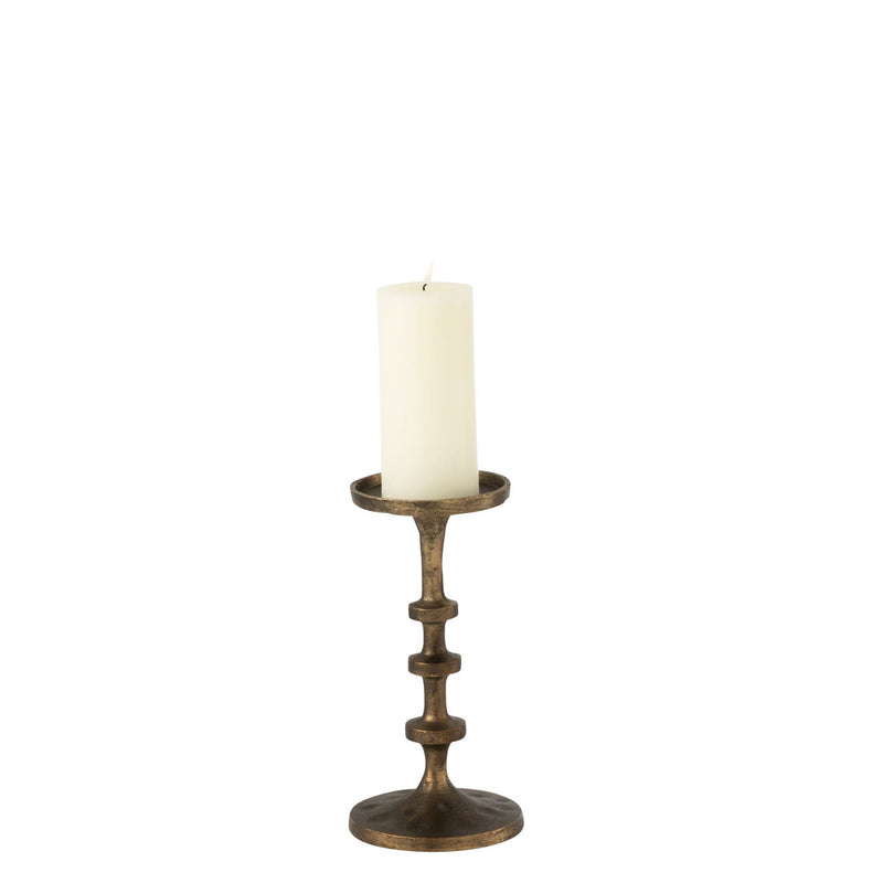 Elegante set van 4 kandelaars in brons voor uw sfeervolle decoratie
