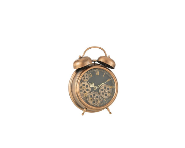 Vintage Wecker mit Römischen Ziffern – Antik-Bronze