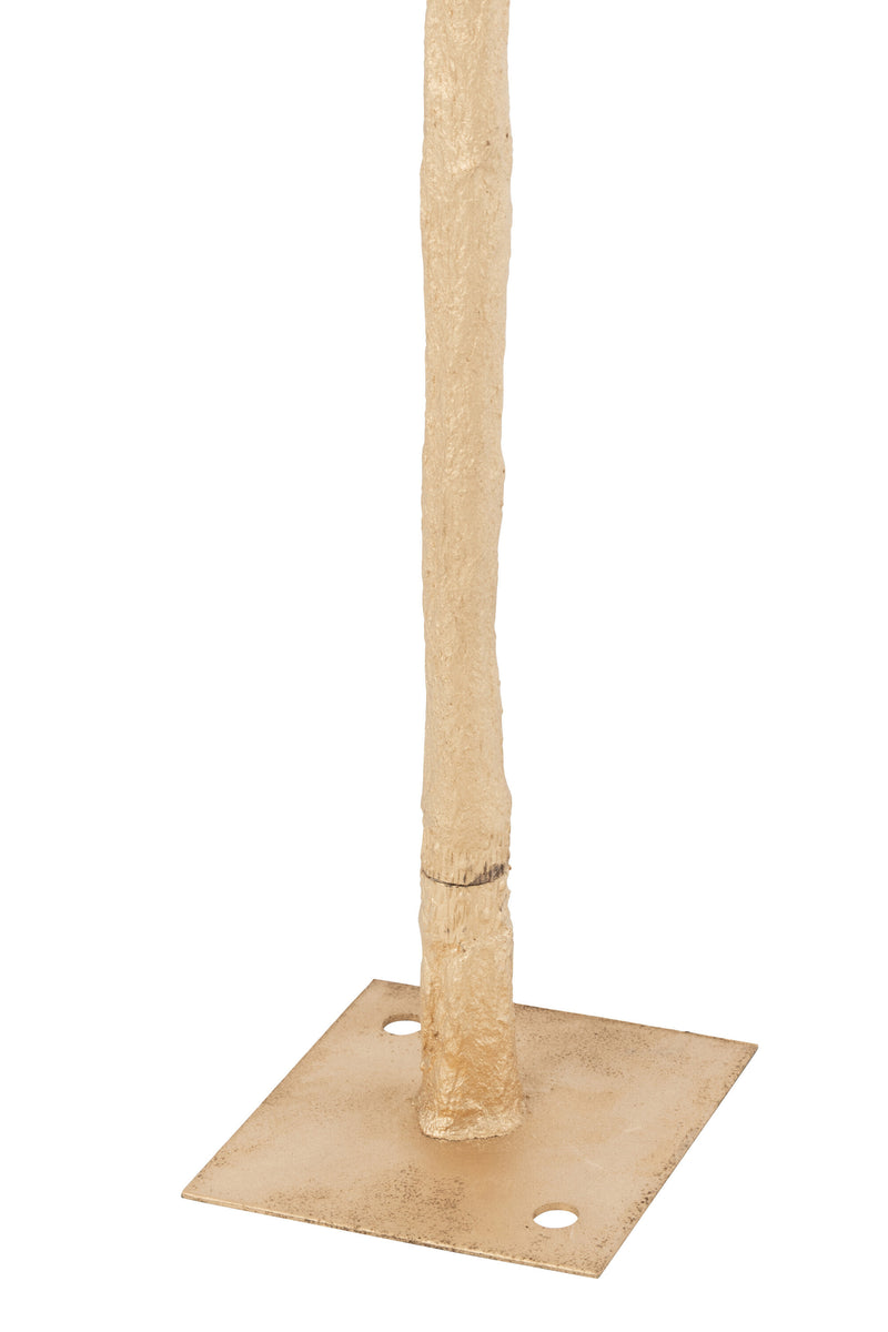 Elegante gouden stalen palmbladerenboom - Perfecte decoratie voor uw huis, kantoor, winkel en meer