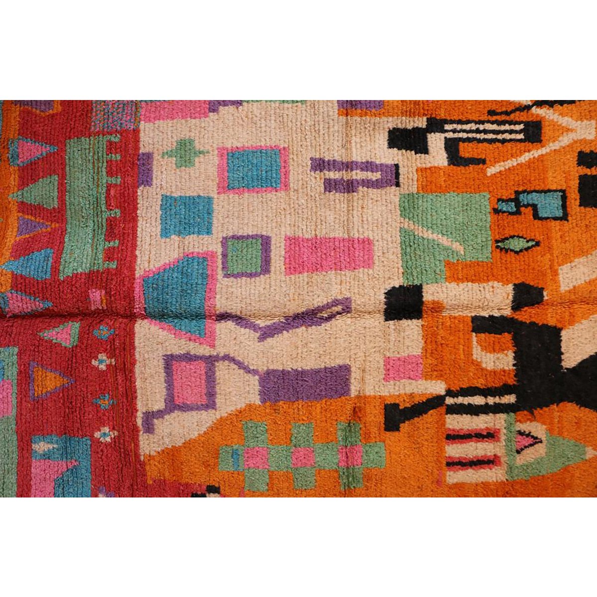 Marokkaner Berber Teppich reiner Wolle 209 x 316 cm