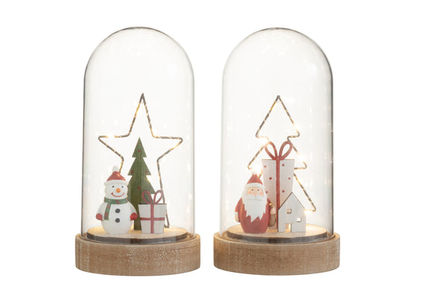 Set van 4 kerstklokken - magische gloed voor feestelijke momenten