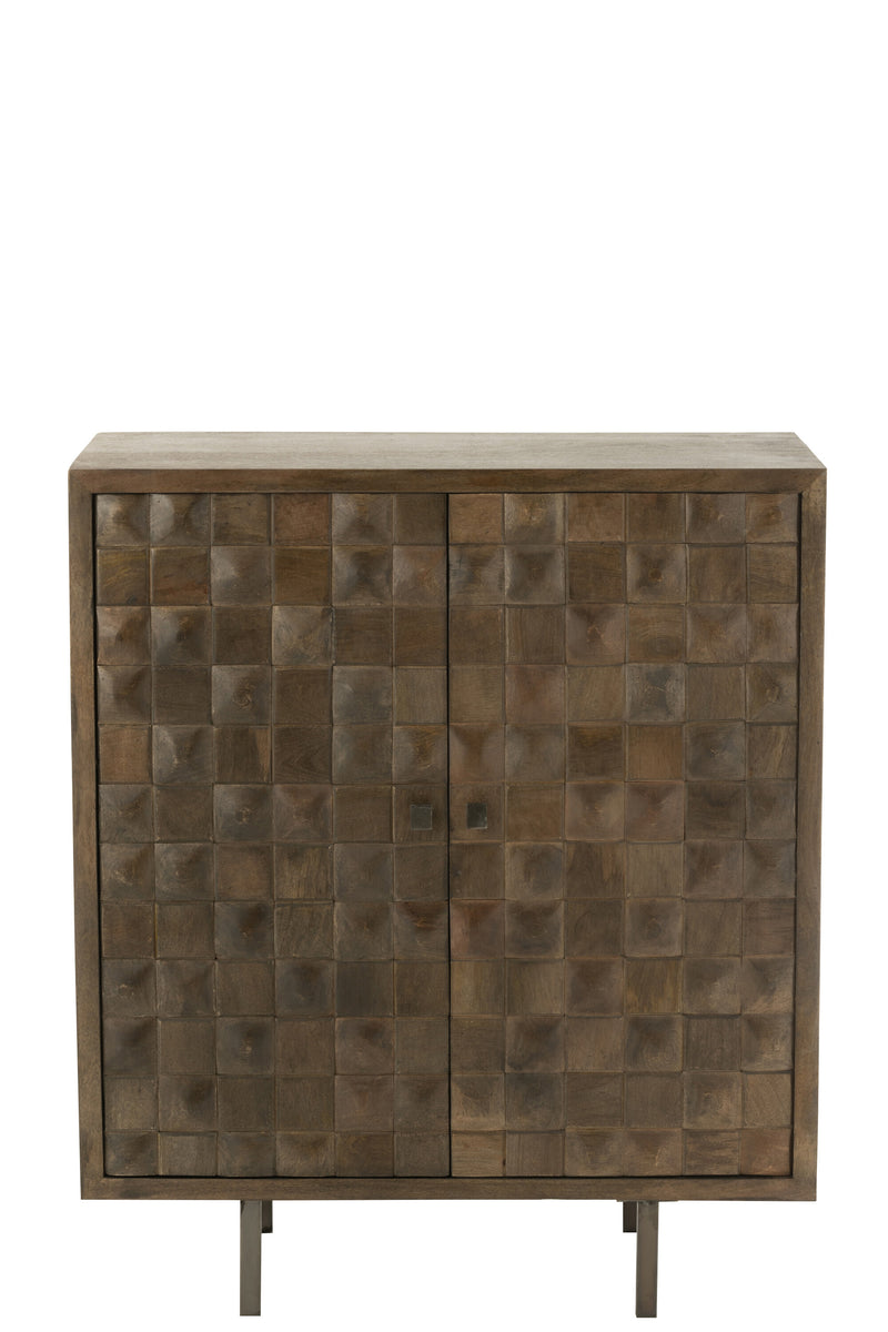 Handcrafted cabinet Pino Stylish storage meets rustic elegance