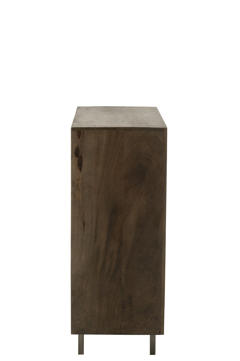 Handcrafted cabinet Pino Stylish storage meets rustic elegance