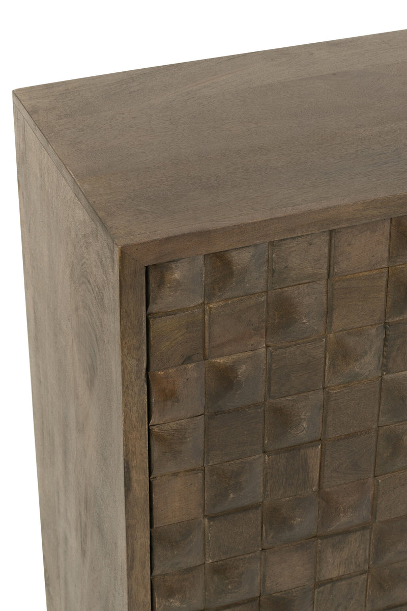 Handcrafted cabinet Pino Stylish storage meets rustic elegance