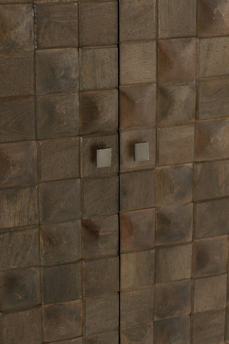 Handcrafted cabinet Pino Stylish storage meets rustic elegance
