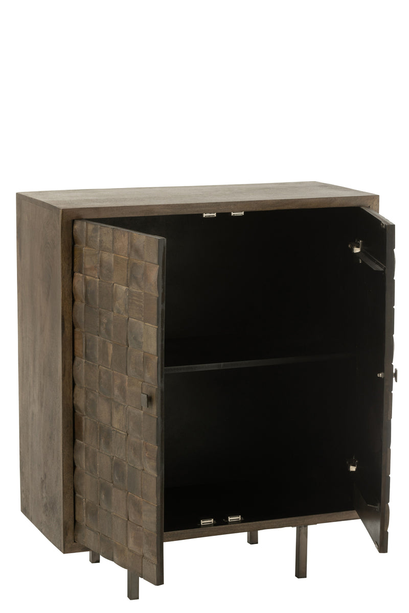 Handcrafted cabinet Pino Stylish storage meets rustic elegance