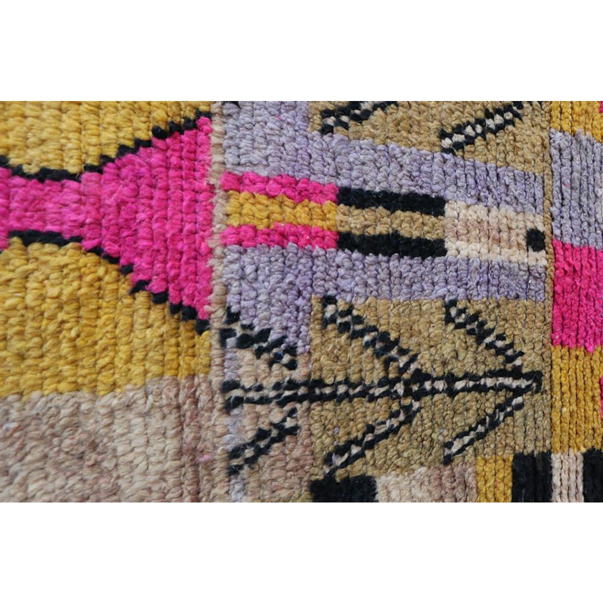 Berber Wolle reiner Spurteppich 72 x 401 cm