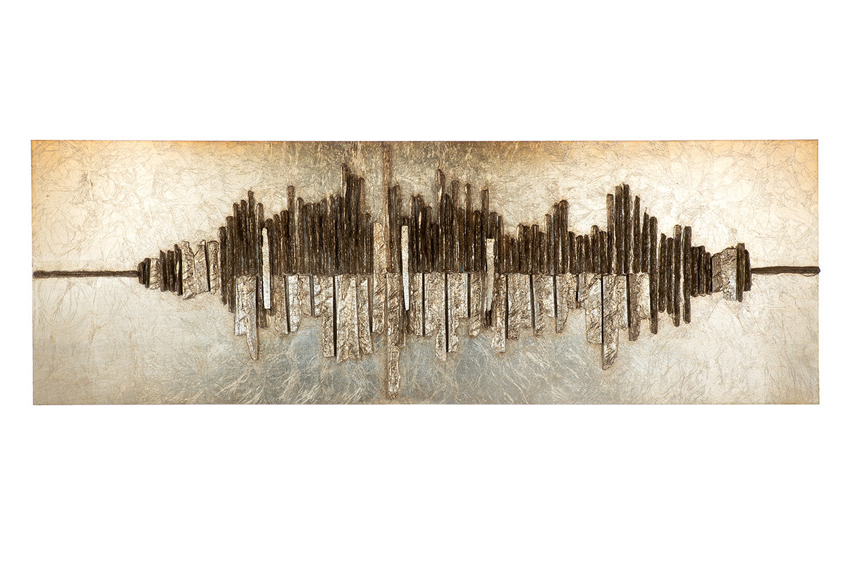 Image Altinoh wood resin champagne gold