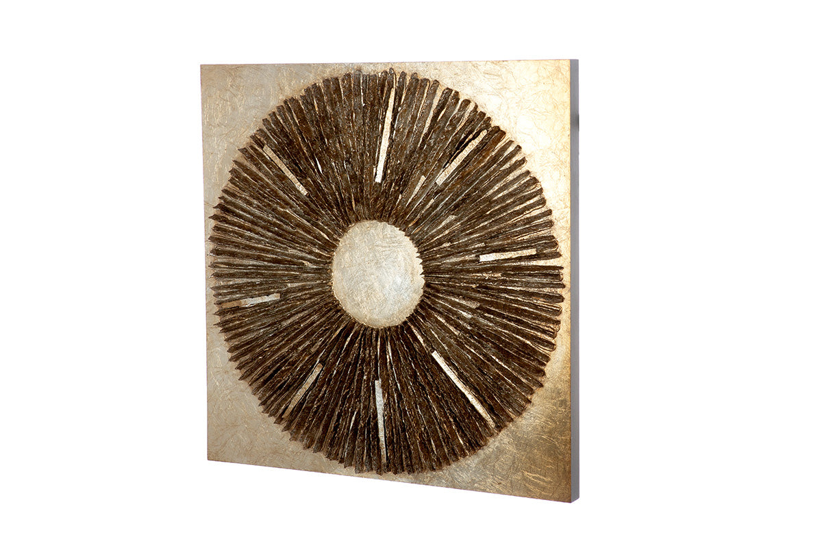 Bild Altinoh Holz Kunstharz champagnerfarben goldfarben