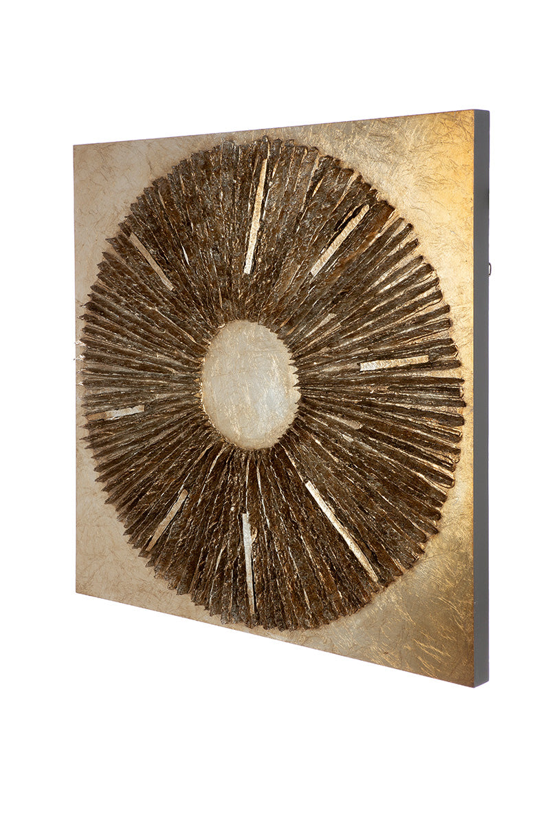 Bild Altinoh Holz Kunstharz champagnerfarben goldfarben