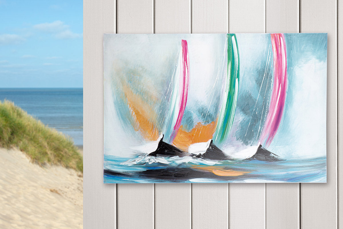 Leinwandbild Segeltörn Maritimo modern maritim 90 x 60 cm