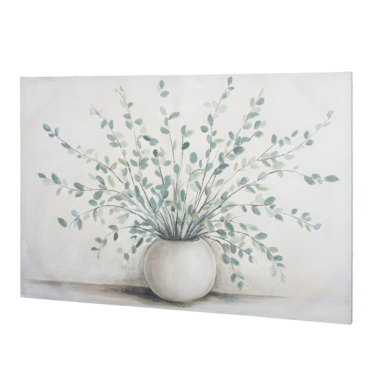 Bild Vase mit Eukalyptus 120x80cm