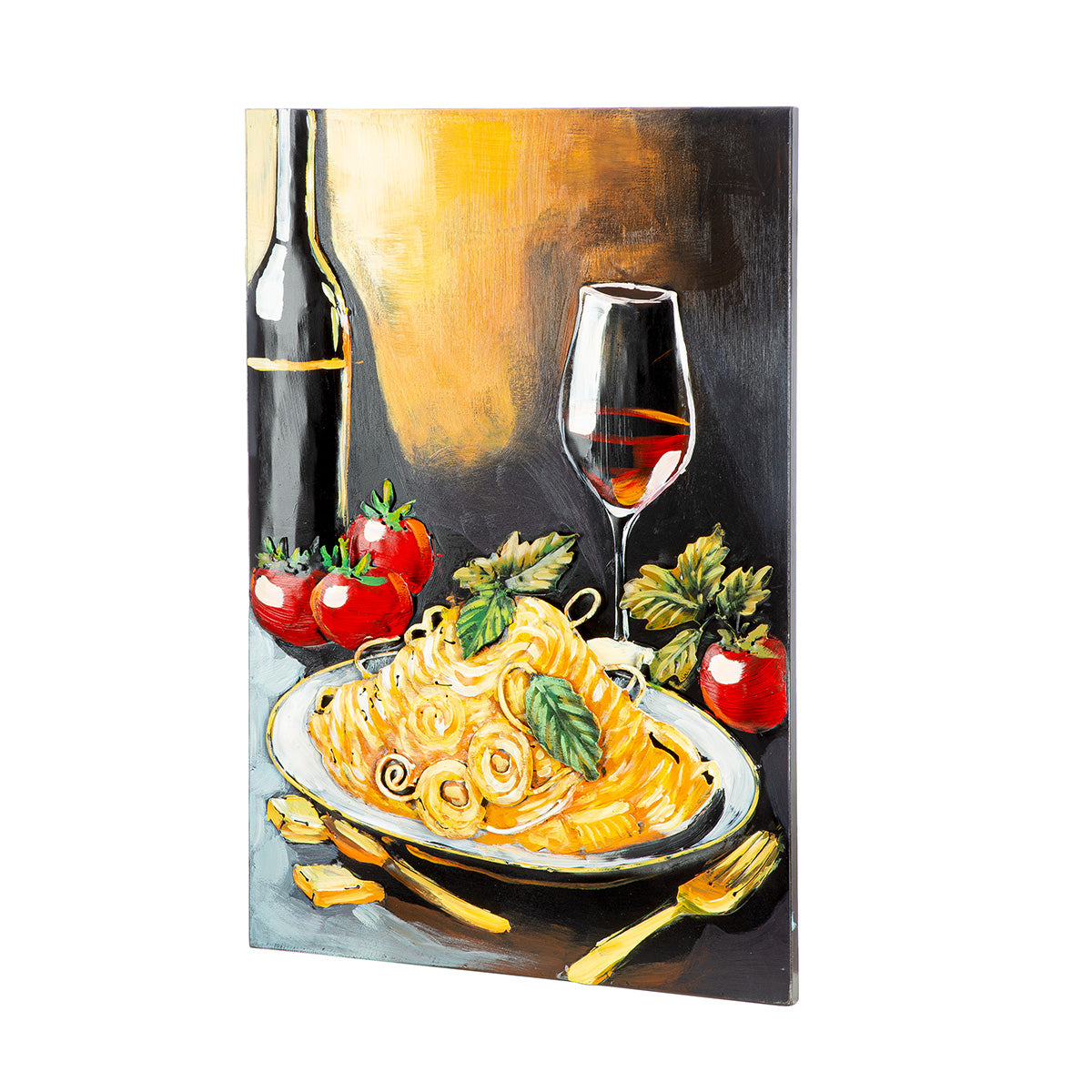 Bild 3D Pasta Club Küchenbild modern 2er Set