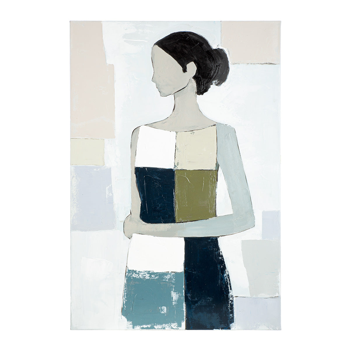 Bild Janina Frauenportrait modern Leinwandbild