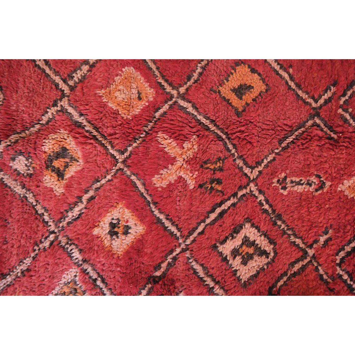 Marokkanischer Berber Teppich reine Wolle 197 x 313 cm