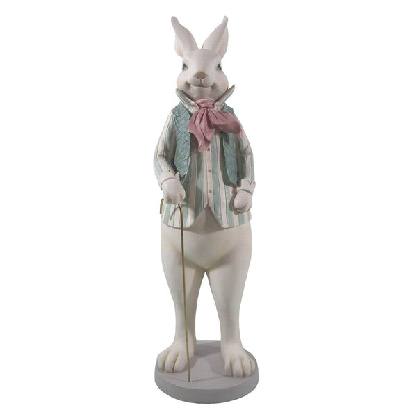 Decorative Statue Rabbit Multicolored 17x15x53 cm