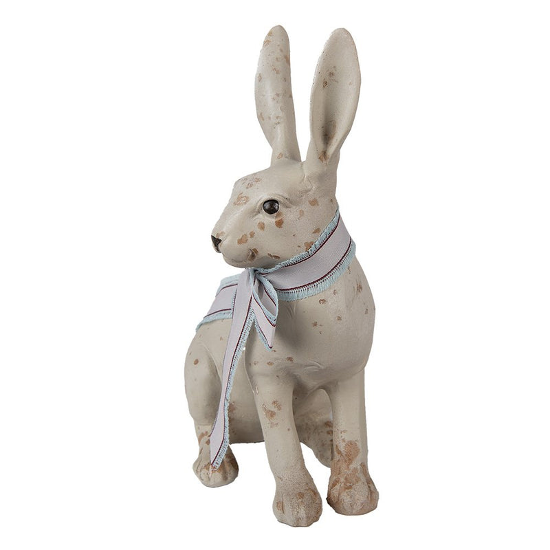Sculptuur beige-groen, polyresin 20x11x28 cm