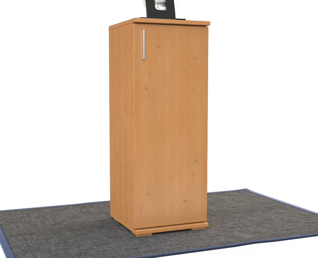 Nobis Kommode Sideboard | Anrichte | 1-Türig | 107cm hoch | 100% Bio Kiefer Massivholz