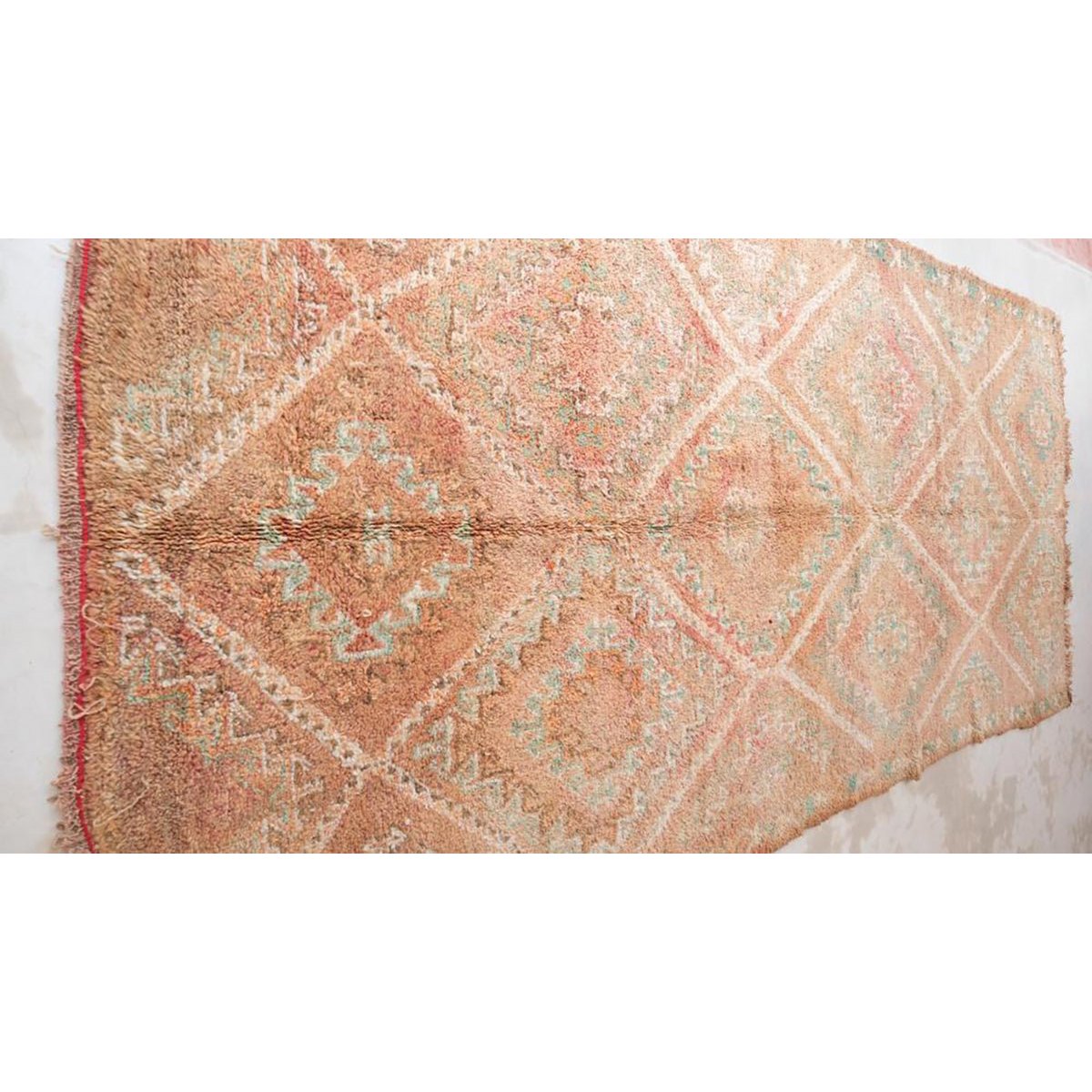 Marokkaner Berber Teppich reine Wolle 174 x 338 cm