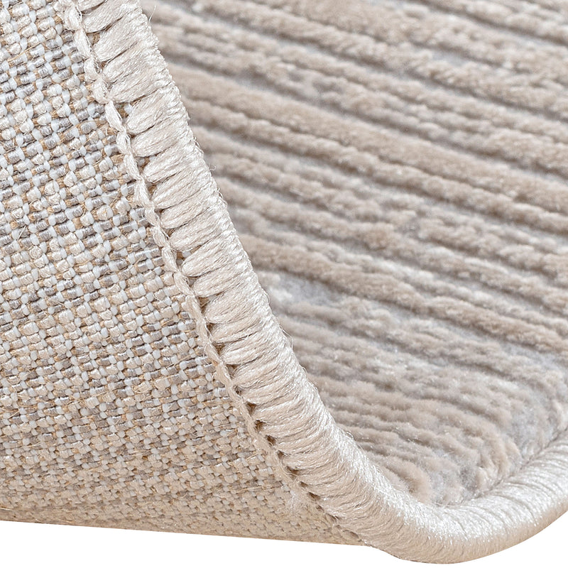 Sehrazat Premium Lima 4050 Collection Light Gray Beige - Modern designer carpet with 3D effect
