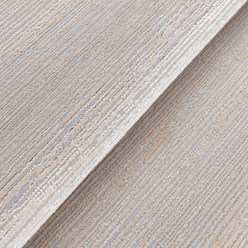 Sehrazat Premium Lima 4050 Collection Light Gray Beige - Modern designer carpet with 3D effect