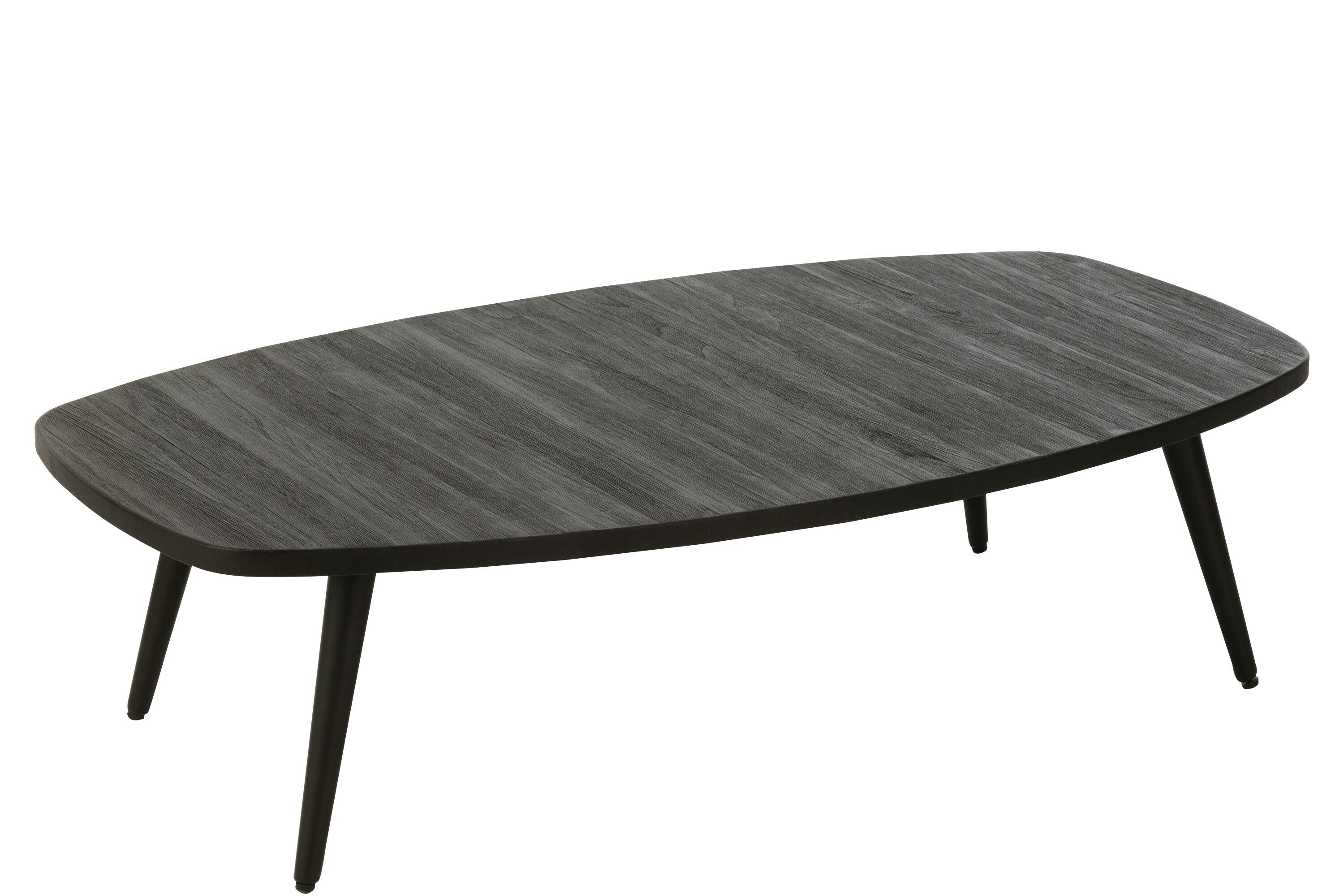 Zwarte salontafel in Scandinavisch design 120x70 cm