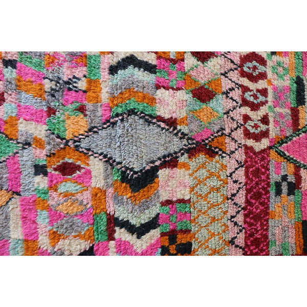 Marokkanischer Berber-Flurteppich aus reiner Wolle, 77 x 272 cm