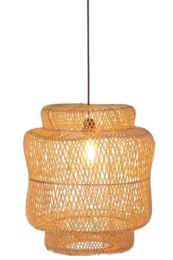 Lampenschirm 'Rosa' aus Rattan - Natürliche Beleuchtungseleganz in Handarbeit