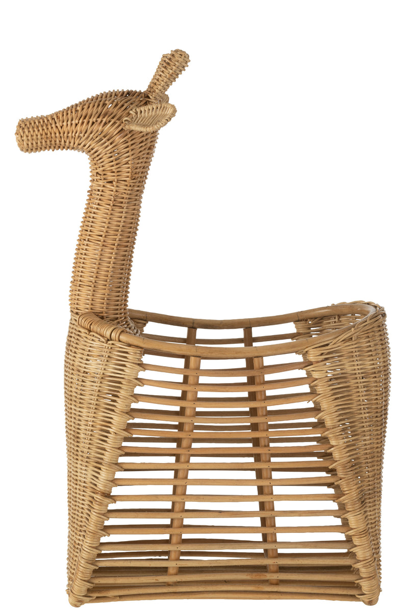 Giraffe Rattan Laundry Basket Exclusive Storage Solution