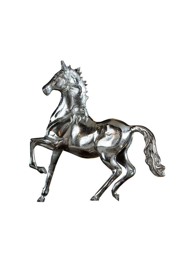 Handgefertigte Aluminium Pferdeskulptur