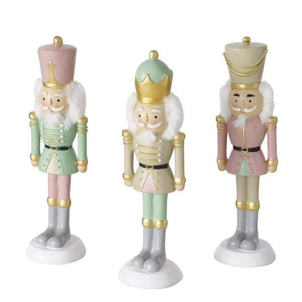 3tlg Figur Archie - Handgemalte Nussknacker im exklusiven Design Weihnachten Dekoration XMAS