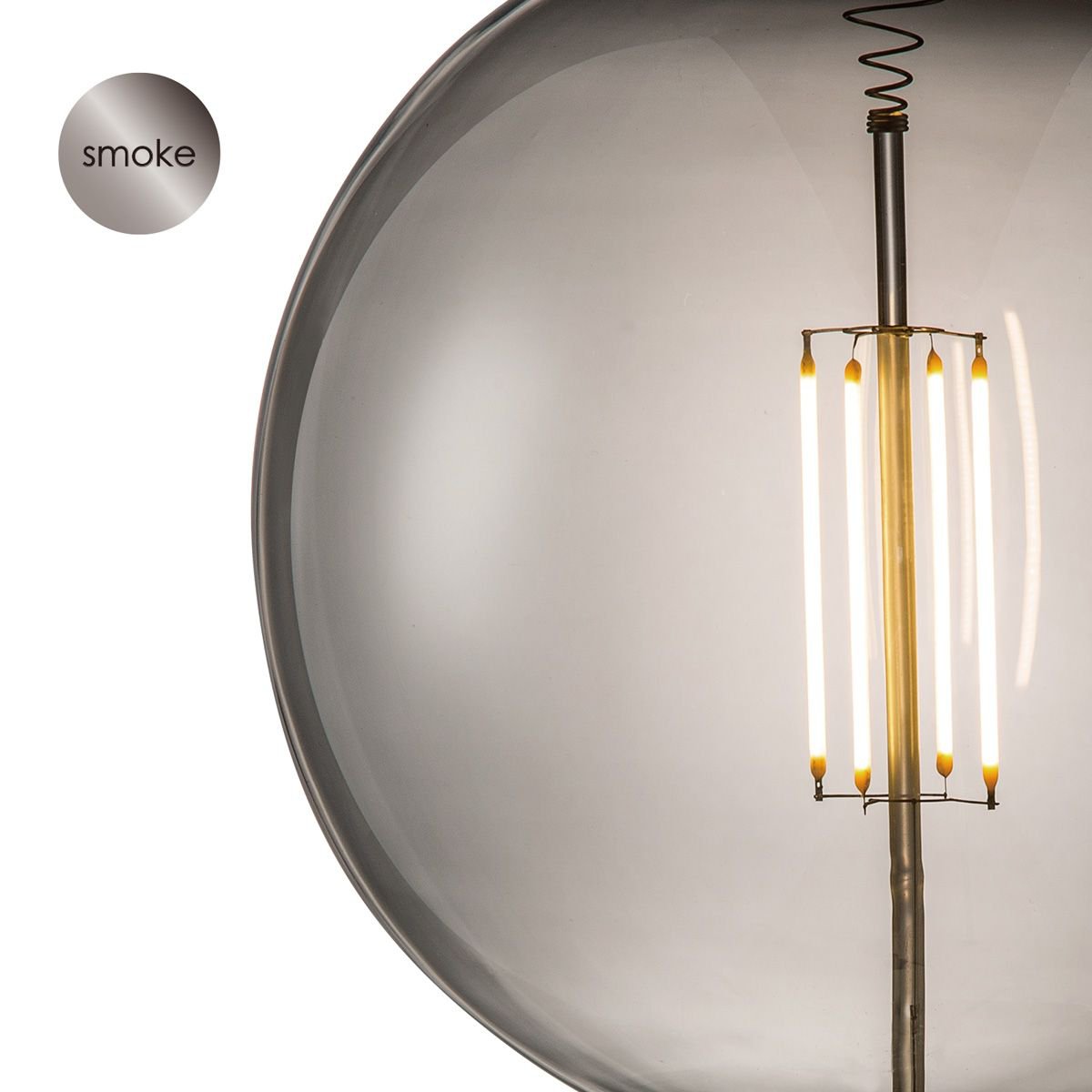 Home Sweet Home dimmbare LED Carbon C E27 G180 4W 120Lm 1800K Rauch