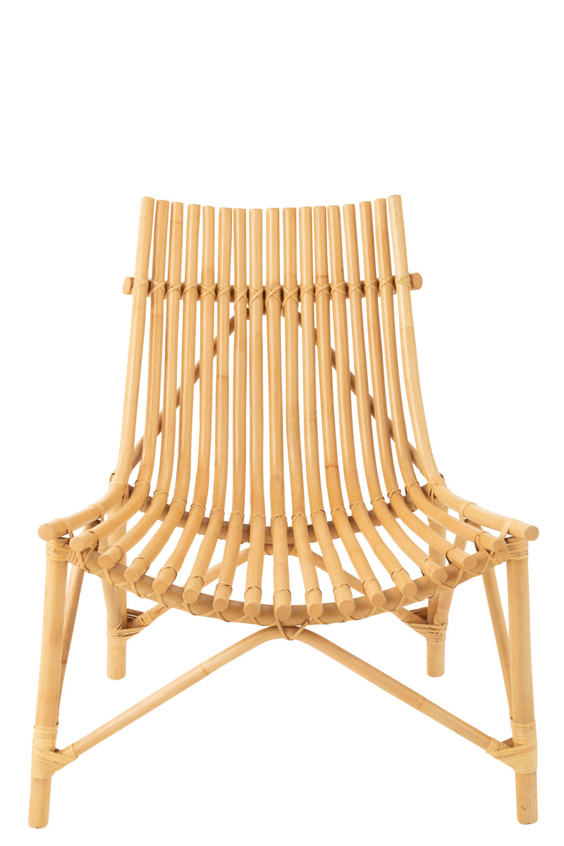Exquisiter Rattan-Stuhl in Schwarz oder Naturell Handgefertigte Eleganz trifft komfortables Design