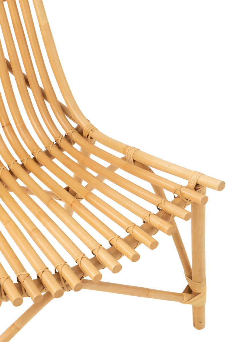 Exquisiter Rattan-Stuhl in Schwarz oder Naturell Handgefertigte Eleganz trifft komfortables Design