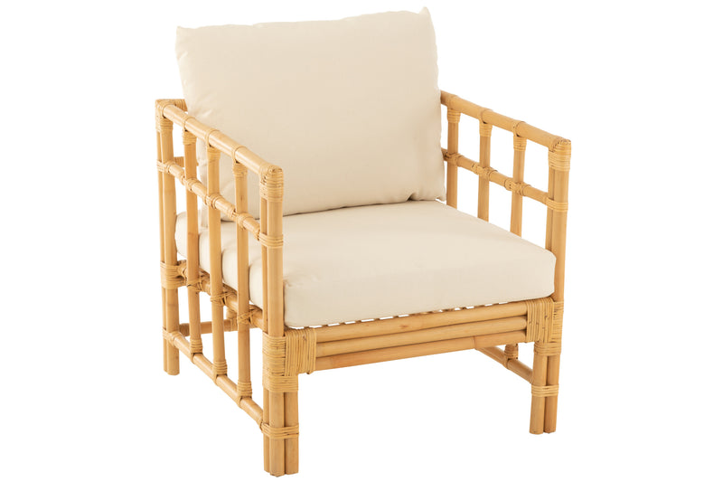 Elise Rattan Seating - Natural design in 1, 2 or 3 seats