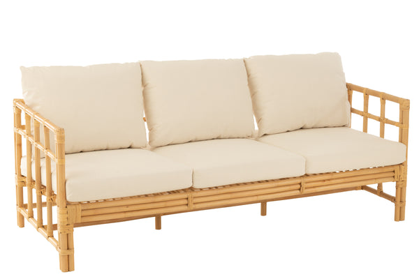 Elise rotan zitmeubel - naturel design in 1, 2 of 3 zitplaatsen
