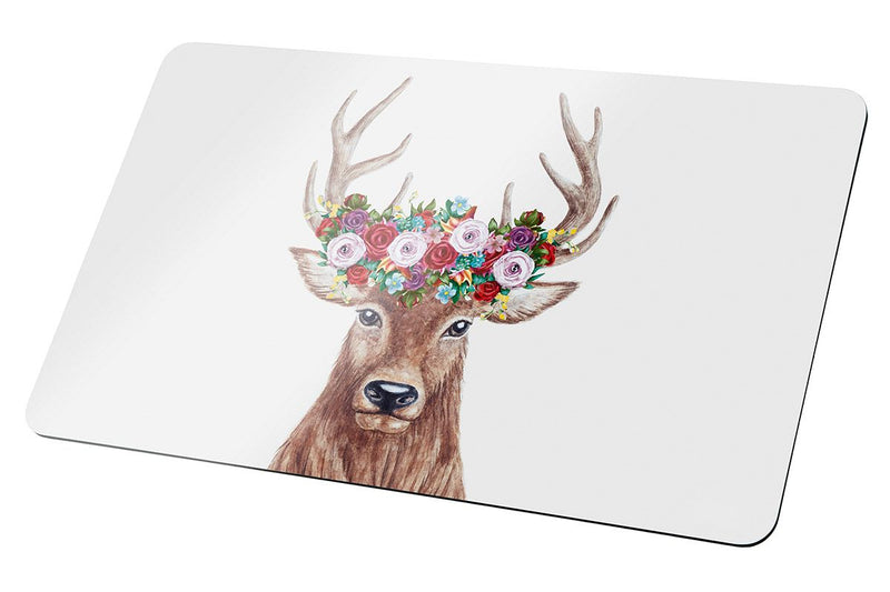 Set of 6 boards 'Hirsch Heimat Liebe' - robust and stylish, made in Germany