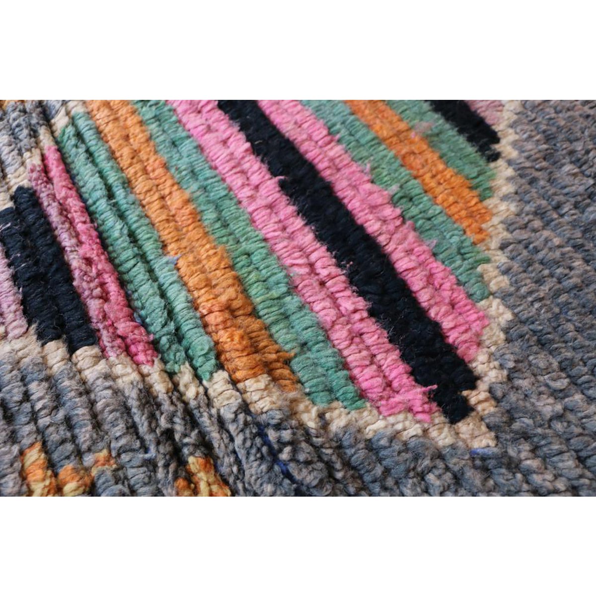Berber Wolle reiner Spurteppich 74 x 351 cm