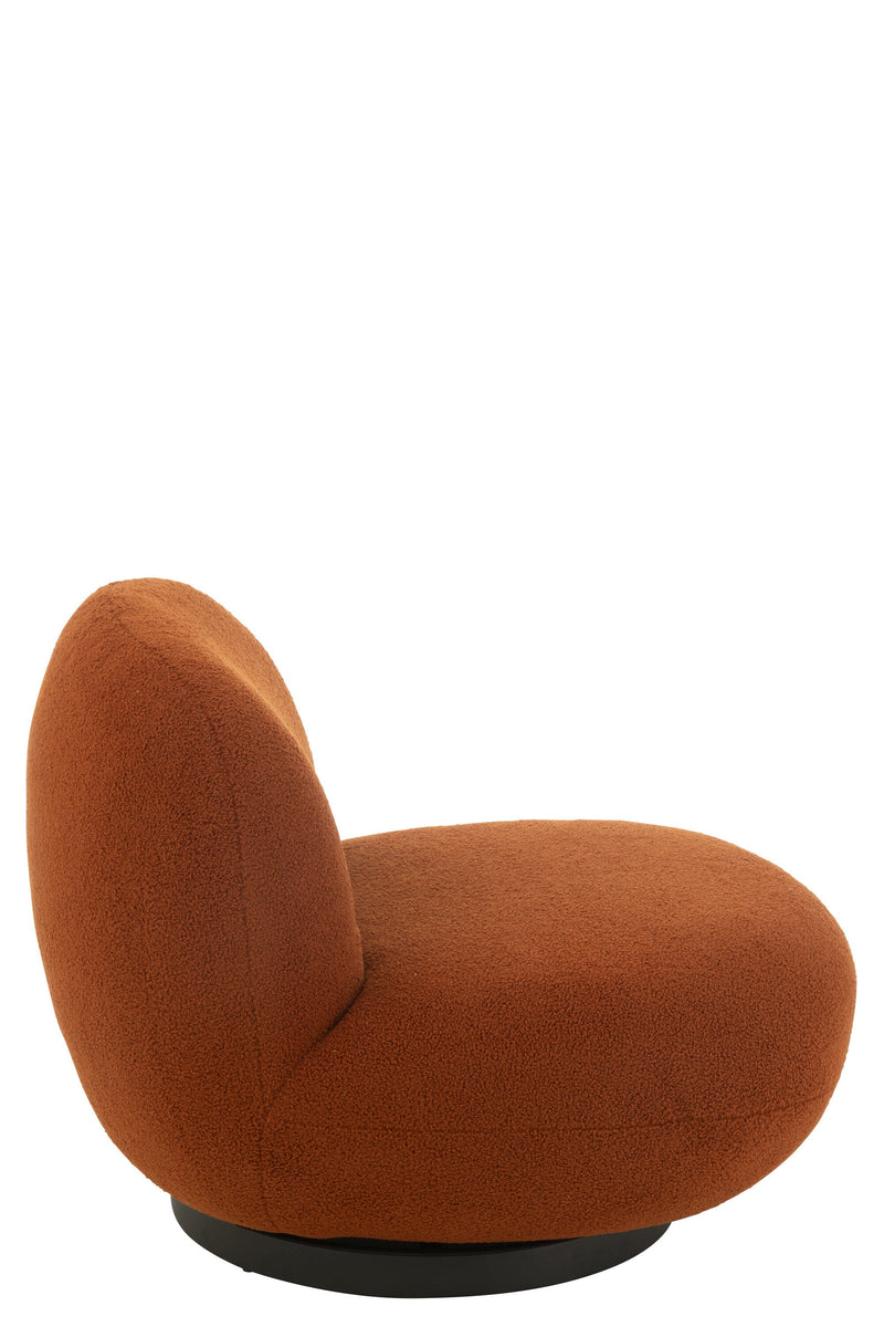 Lounge Sessel Schnee – Modell Aurora, Orange