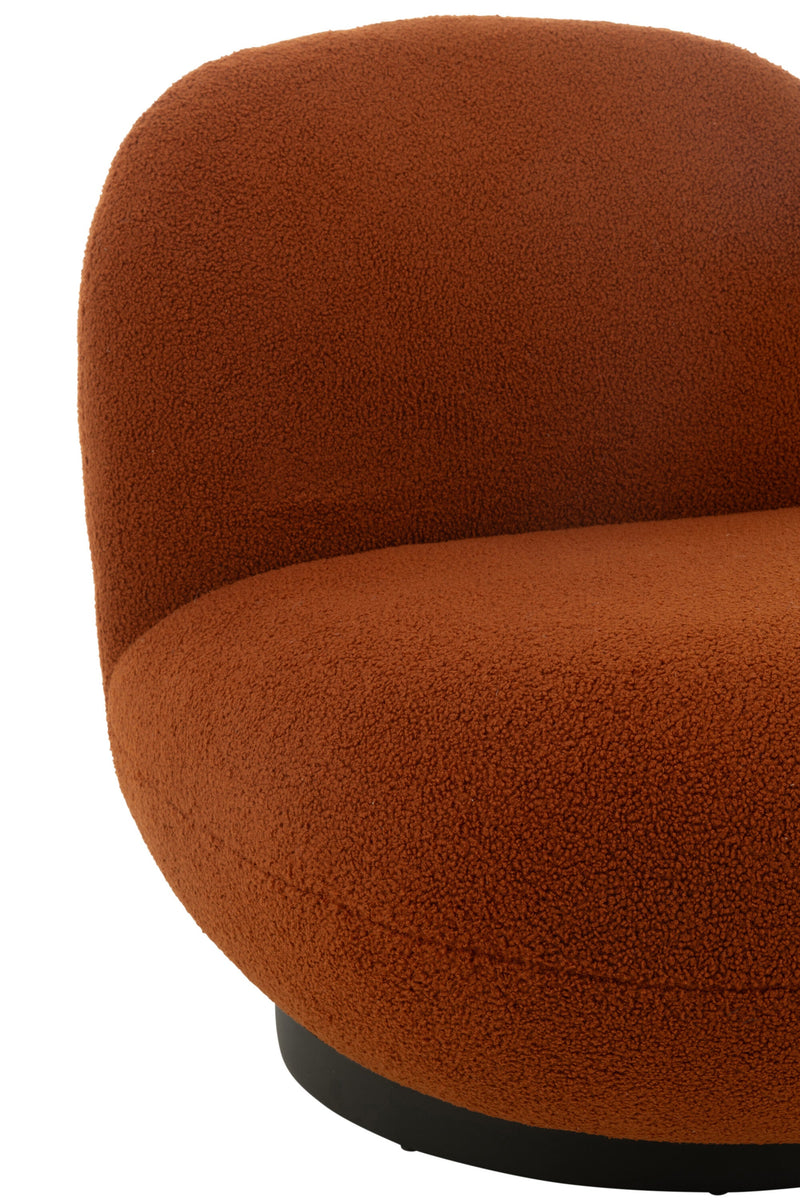 Lounge Sessel Schnee – Modell Aurora, Orange