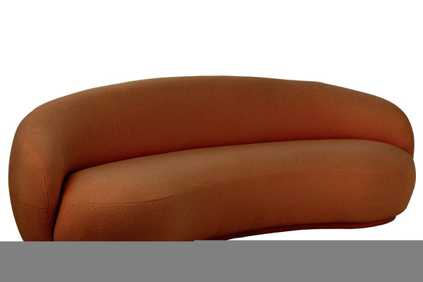 Sofa Schnee – Modell Aurora, Orange