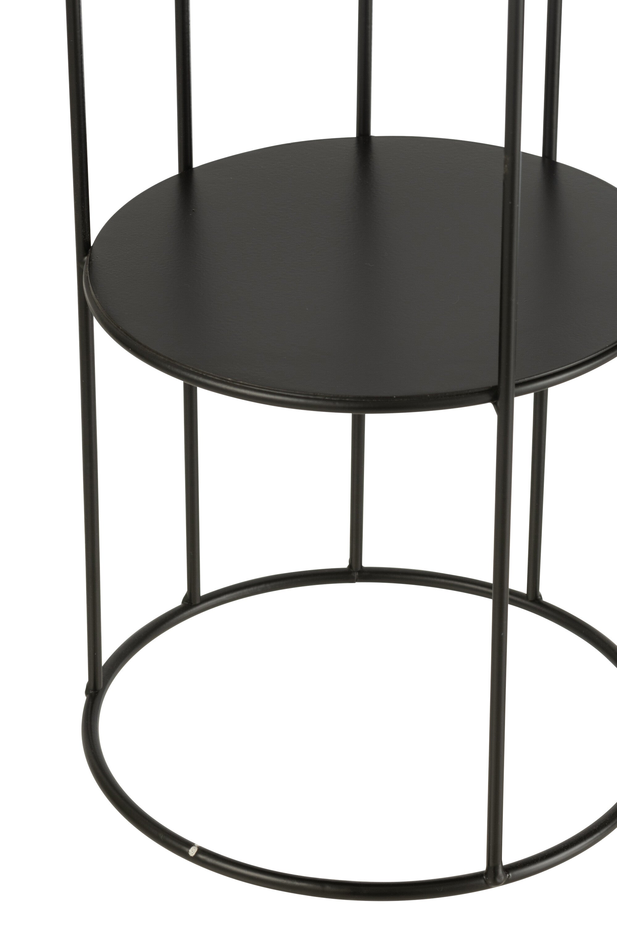 Elegantes 3er-Set Blumenständer - Metall Schwarz
