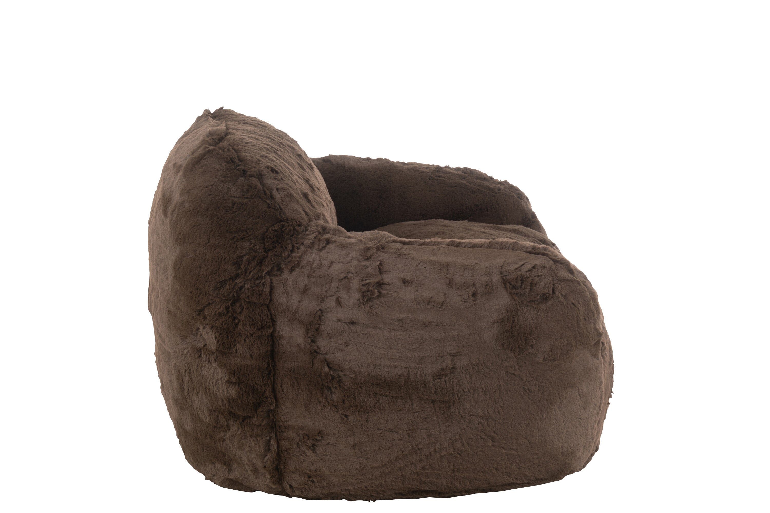 Sofa Cutie Lounge Sessel Braun oder 2 Sitzer Flauschoptik