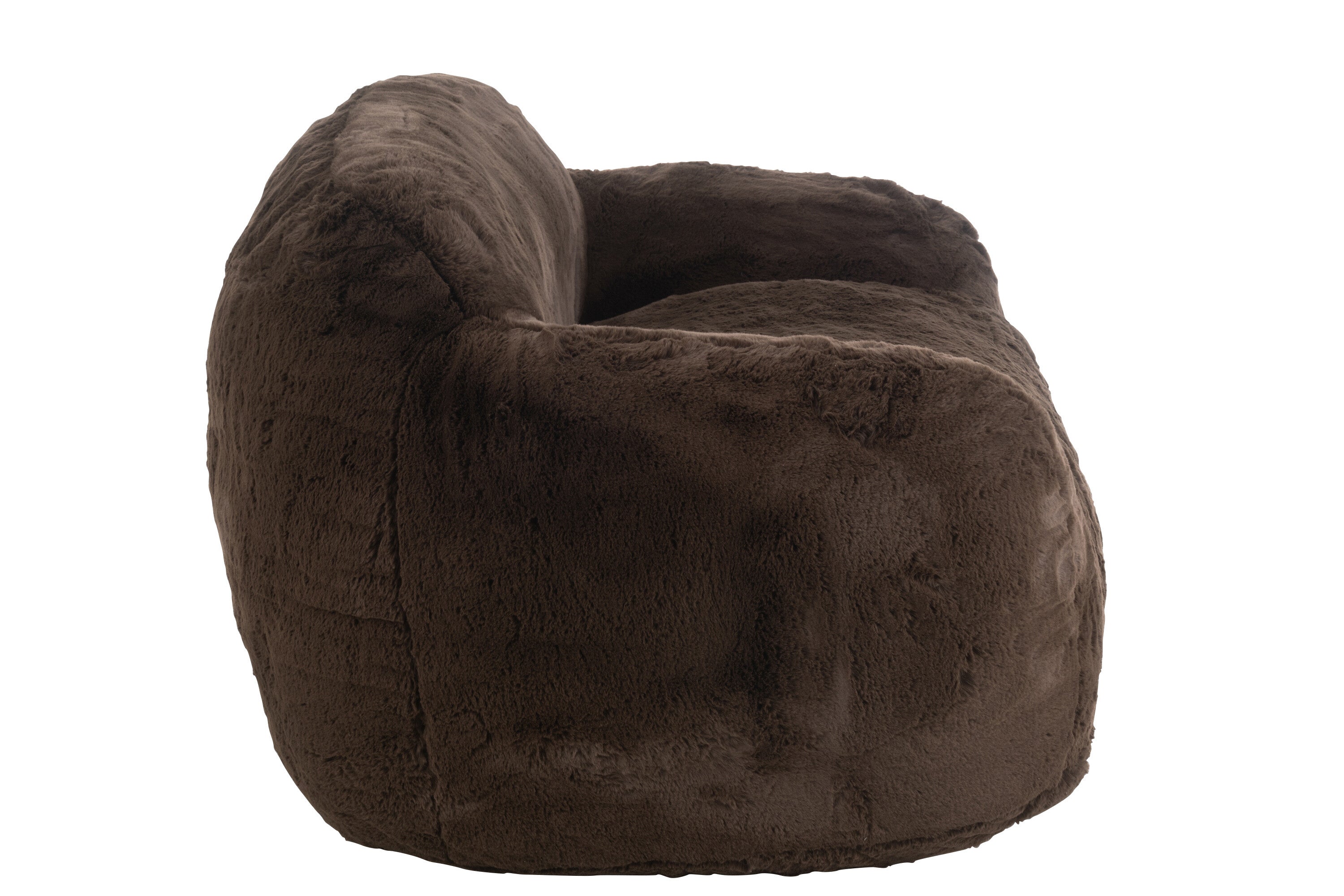 Sofa Cutie Lounge Sessel Braun oder 2 Sitzer Flauschoptik