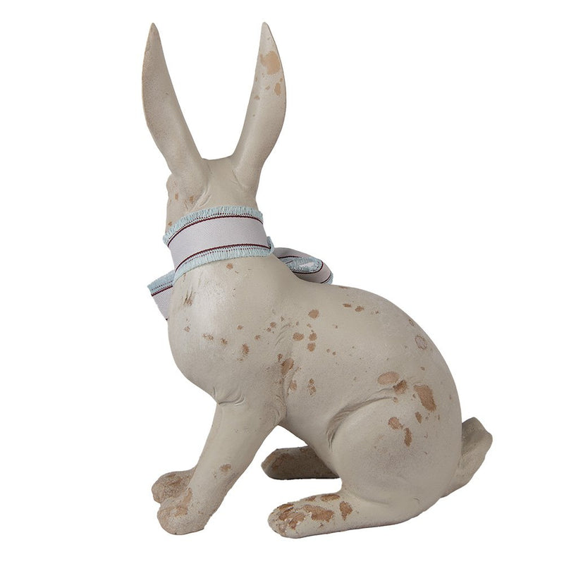 Sculptuur beige-groen, polyresin 20x11x28 cm