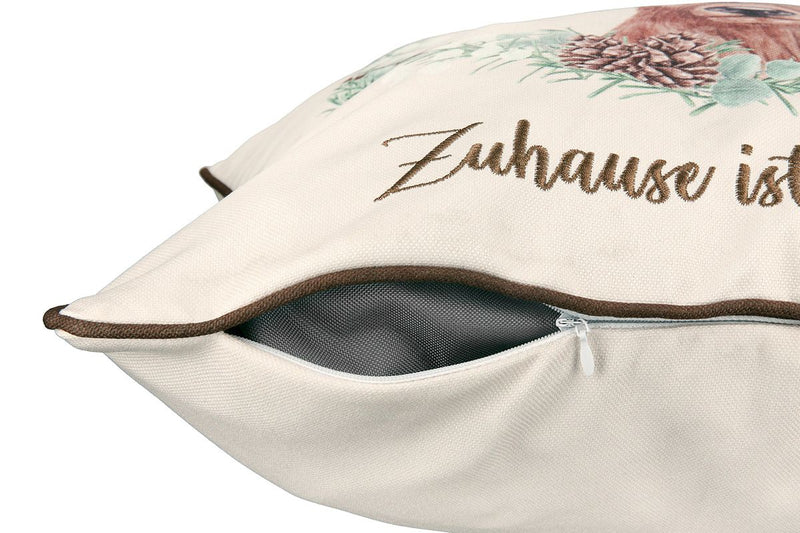 Set of 3 fabric cushions "Heimat" - cosiness meets tradition