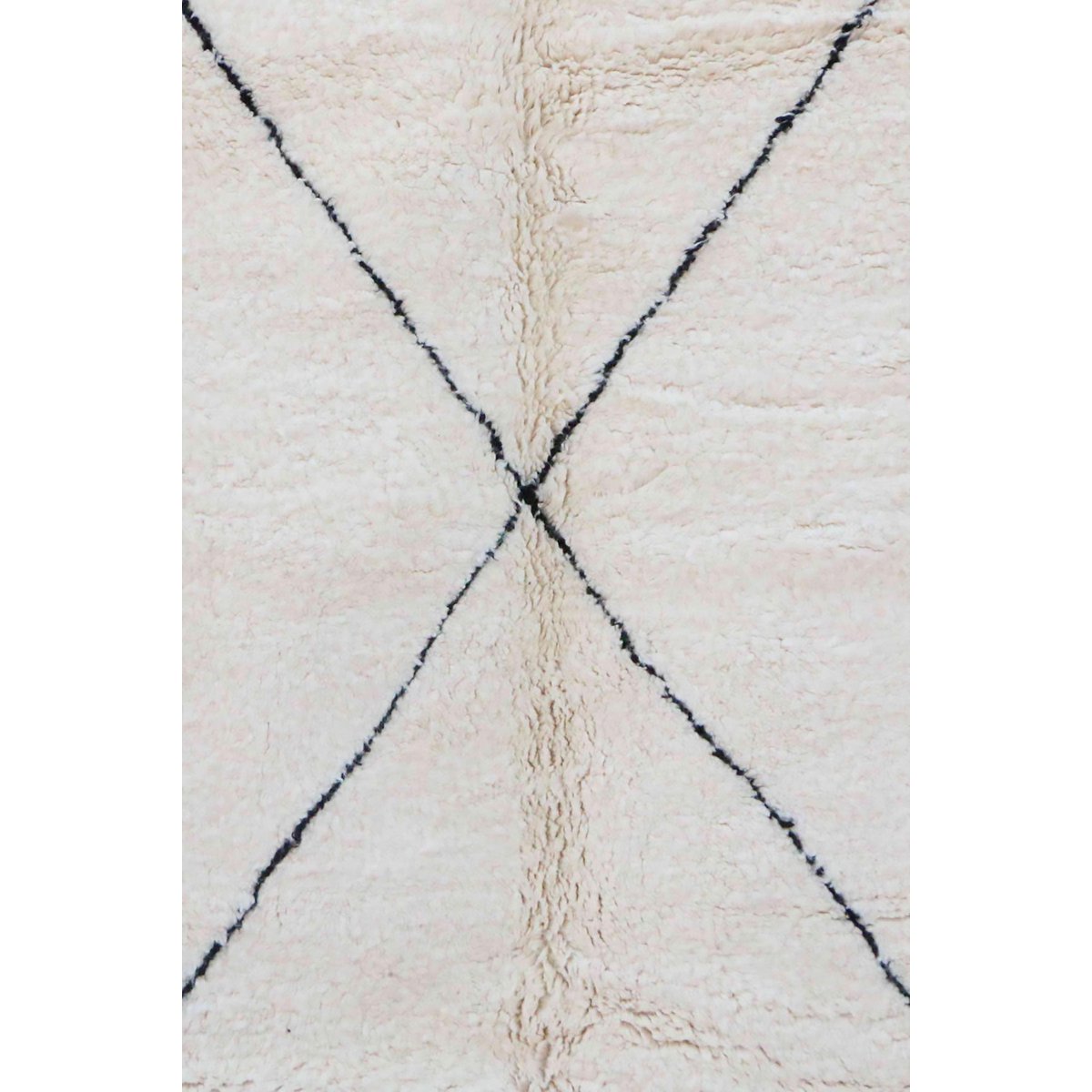 Marokkaner Berber Teppich reine Wolle 124 x 192 cm