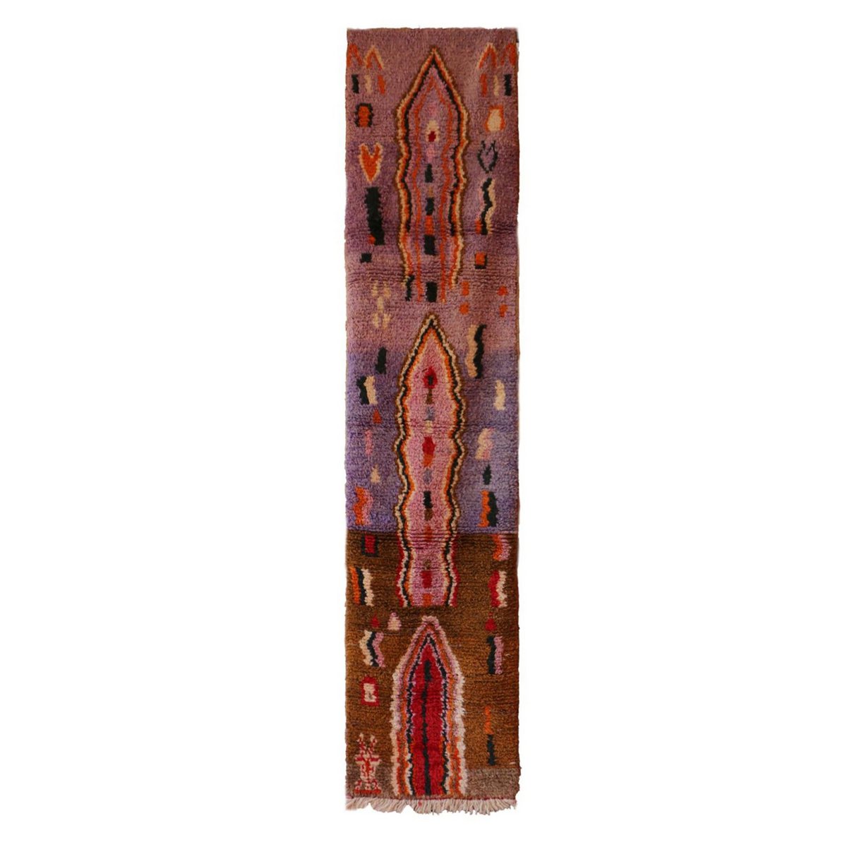Berber Wolle reiner Spurteppich 73 x 319 cm