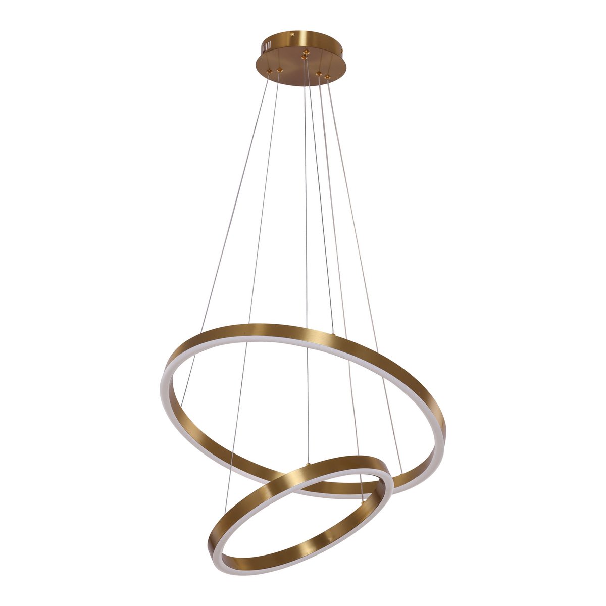 Hanging light Neo Copper Gold 2-ring