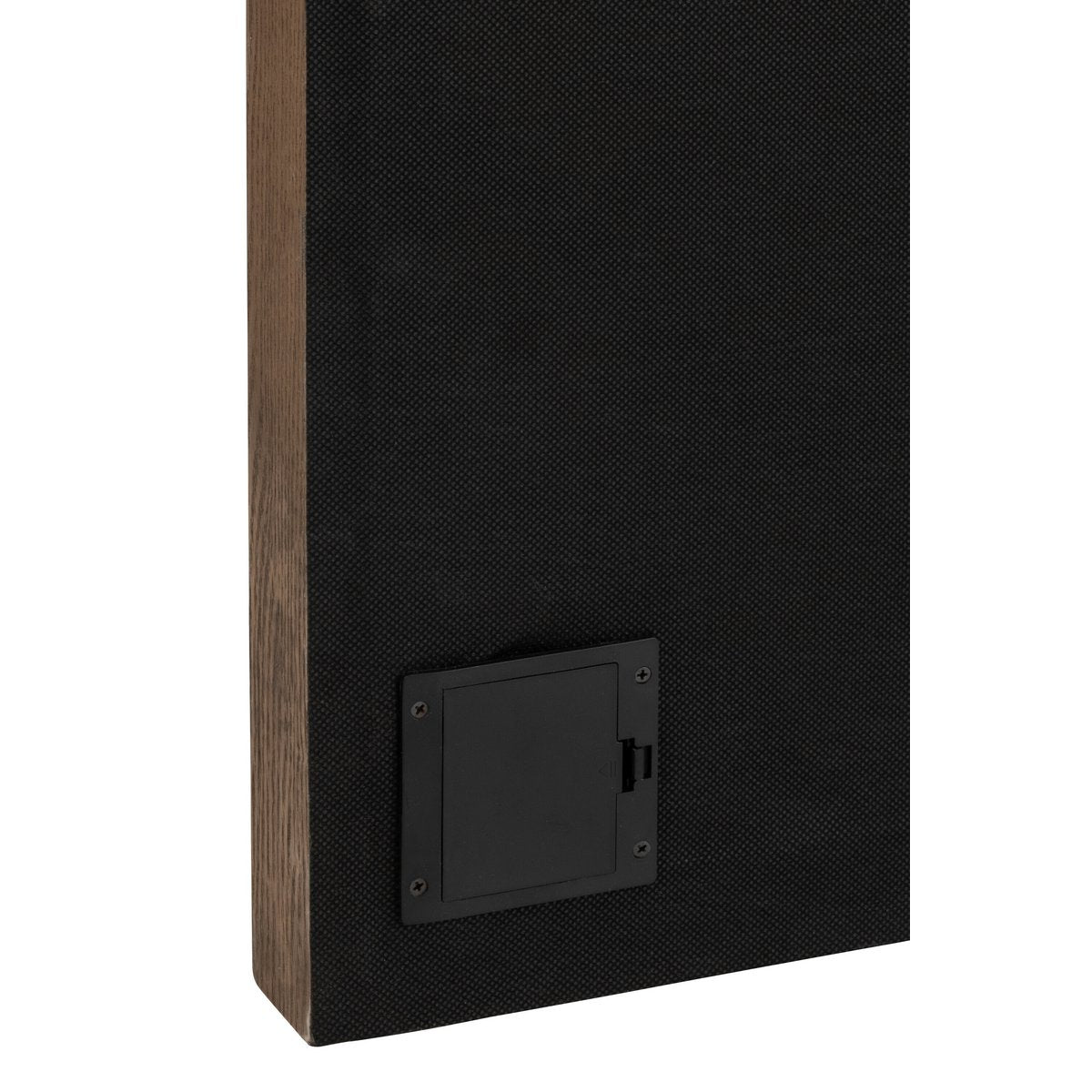 J-Line Rahmen LED Batterie Weltkarte Holz/Leinwand Braun/Natur